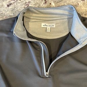 Peter Millar Medium Charcoal grey quarter zip